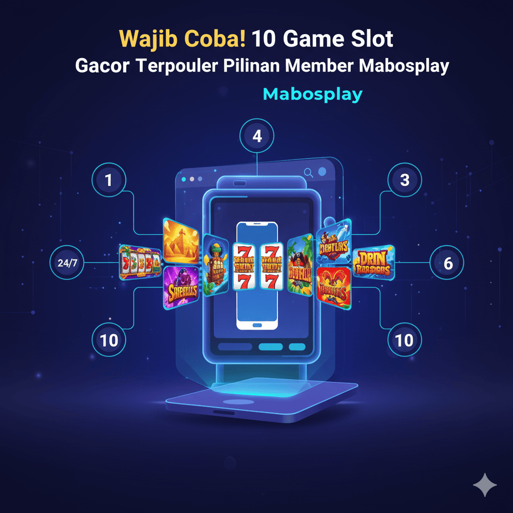 Wajib Coba! 10 Game Slot Gacor Terpopuler Pilihan Member Mabosplay